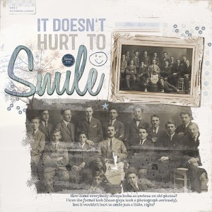 It doesn't hurt to smile