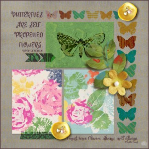 BUTTERFLIES & FLOWERS