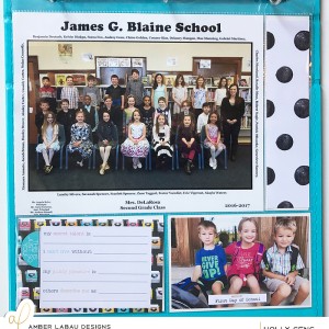 School Album, First Page - Back