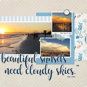 Sunset on Siesta Key, right side