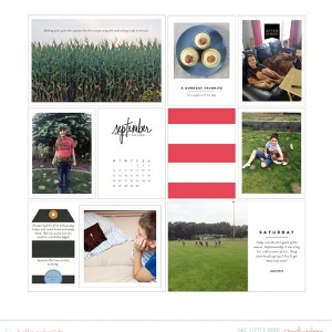 Project Life 2016 September pg 1