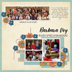 Barbara Vey Reader Appreciation Weekend