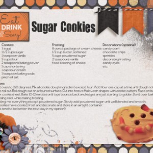 Halloween Sugar Cookies