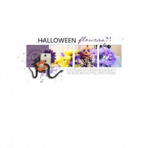 Halloween Flowers