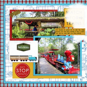 Nov. 2017 Random Challenge - Train Ride at the Columbus Zoo, left side