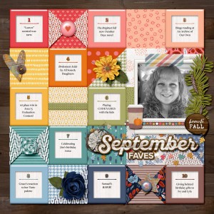 September Faves (Random Challenge, Nov 2017)