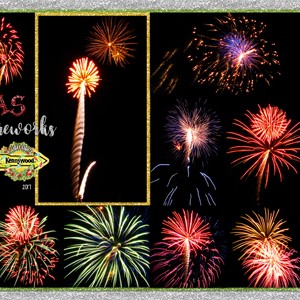 Kennywood Holiday Lights Fireworks, 2017