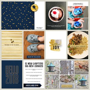 2018 Project Life Week 1 Right Side