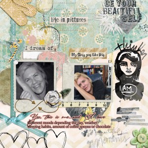 Me with myself- January 15 – Filled Layout (Style Challenge)