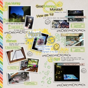 JANUARY 14 - DOCUMENT YOUR DAY (RANDOM)
