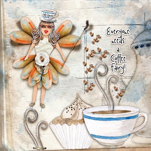 Lady Espresso (MOC6 Day25 Art Doll)