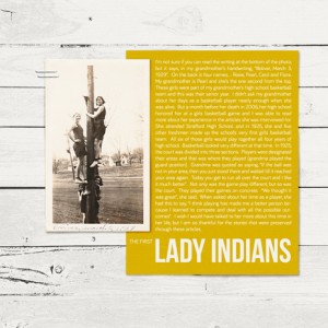 MOC Day 26 - The First Lady Indians