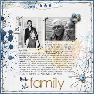 Brother & Sister - Family (MOC6 day31 - Then & Now)