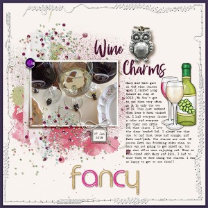 Wine Charms (Feb 2018 random chall)