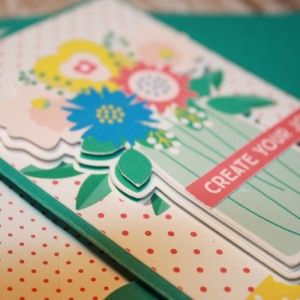 CLOSE UP CREATE YOUR JOY Card with matching envie