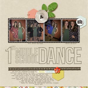 1st middle school Dance