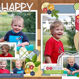 Happy (double page)
