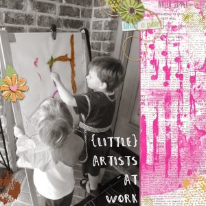 Artists at work