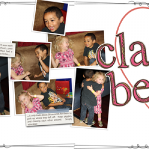 Claire Bear (dbl page)