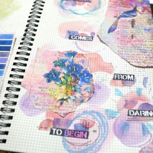 Mixed Media Page - Glory (detail)