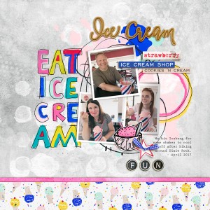 eat ice cream