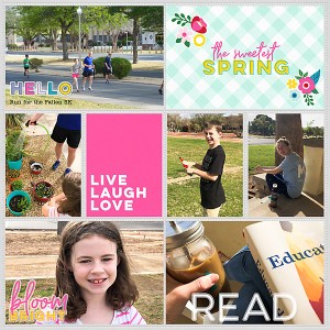 Project Life 2018 Week 14 (right)