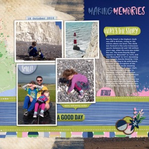 Style Challenge June18 - "Beachy Head" right page