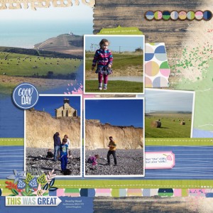 Style Challenge June18 - "Beachy Head" left page
