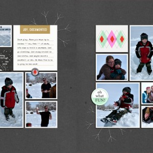 snow play