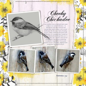 Cheeky Chickadee - Sept Challenge
