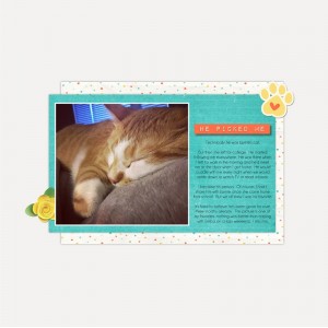 He picked me - October Journal Challenge