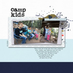 camp kids *slow scrap challenge*