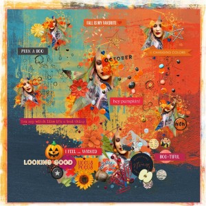 DSD-October-Technique Challenge #1-Swiss Cheese-Cut Outs-Parade Of Color:Fall