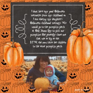 Font Memories - Pumpkin Patch