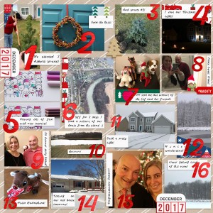 December 2017 Day by Day (left page)