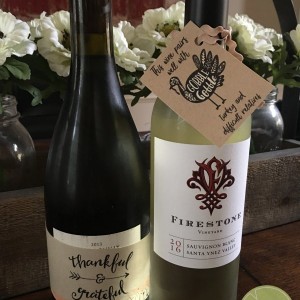 thanksgiving wine lables