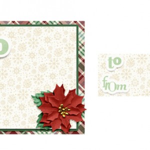 Ponsettia Gift-Tag