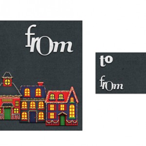 Houses Gift-Tag
