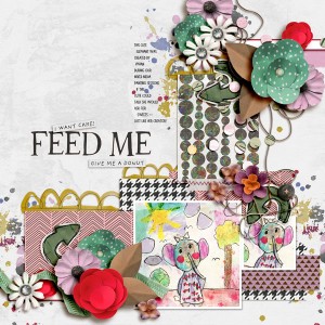 Feed Me - Mixed Media Art