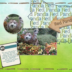 January 10: Shaped Alpha Designs -  Red-Panda-2017