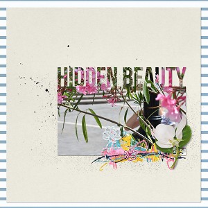 Hidden Beauty  -Cropped/Hidden Photo as Title