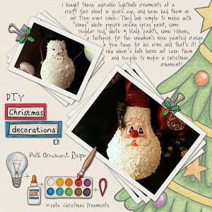 Lightbulb Xmas Ornaments 101