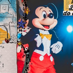 Mickey Mouse (left)
