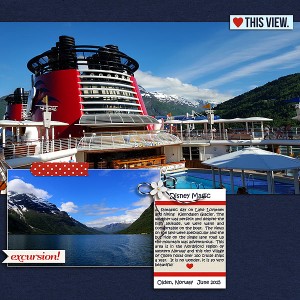 Disney Magic cruise to Olden, Norway