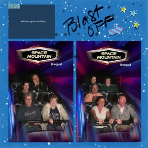 DisneyLand Space Mountain