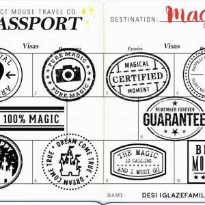 Completed Project Mouse FANniversary Passport