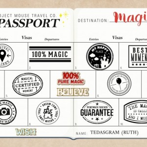 My Project Mouse FANniversary Passport