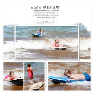 wailea beach, left