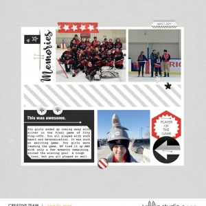 March Template Freebie - Silver!