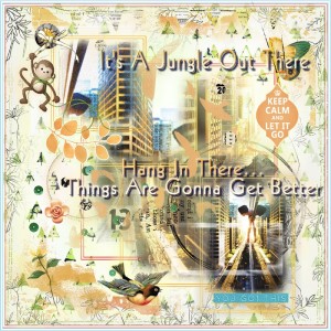 Technique Slow Scrap-May-Split Photo-Multiple Shapes-The Urban Jungle